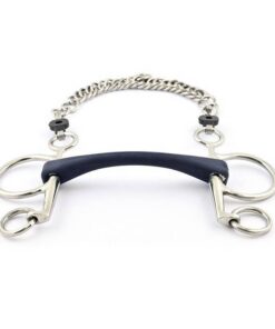 Small-cheek-flexible-Rubber-Pelham-bit-2